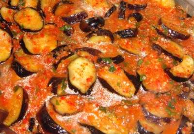 Salada de berinjela para o inverno