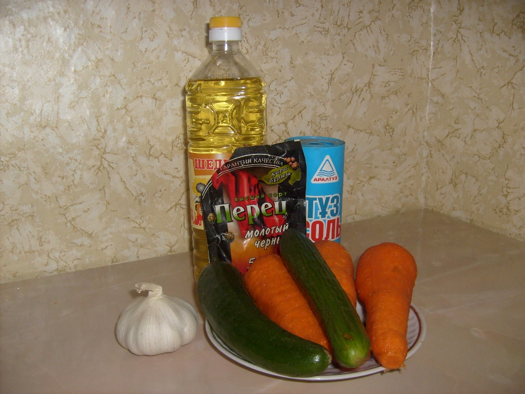 Salada de pepino para o inverno