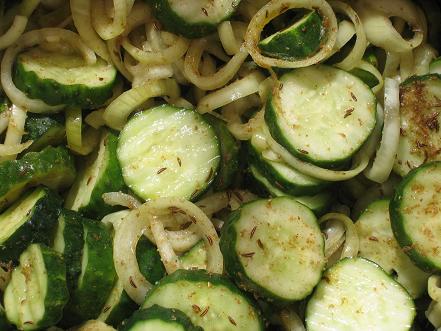 Salada de pepino para o inverno
