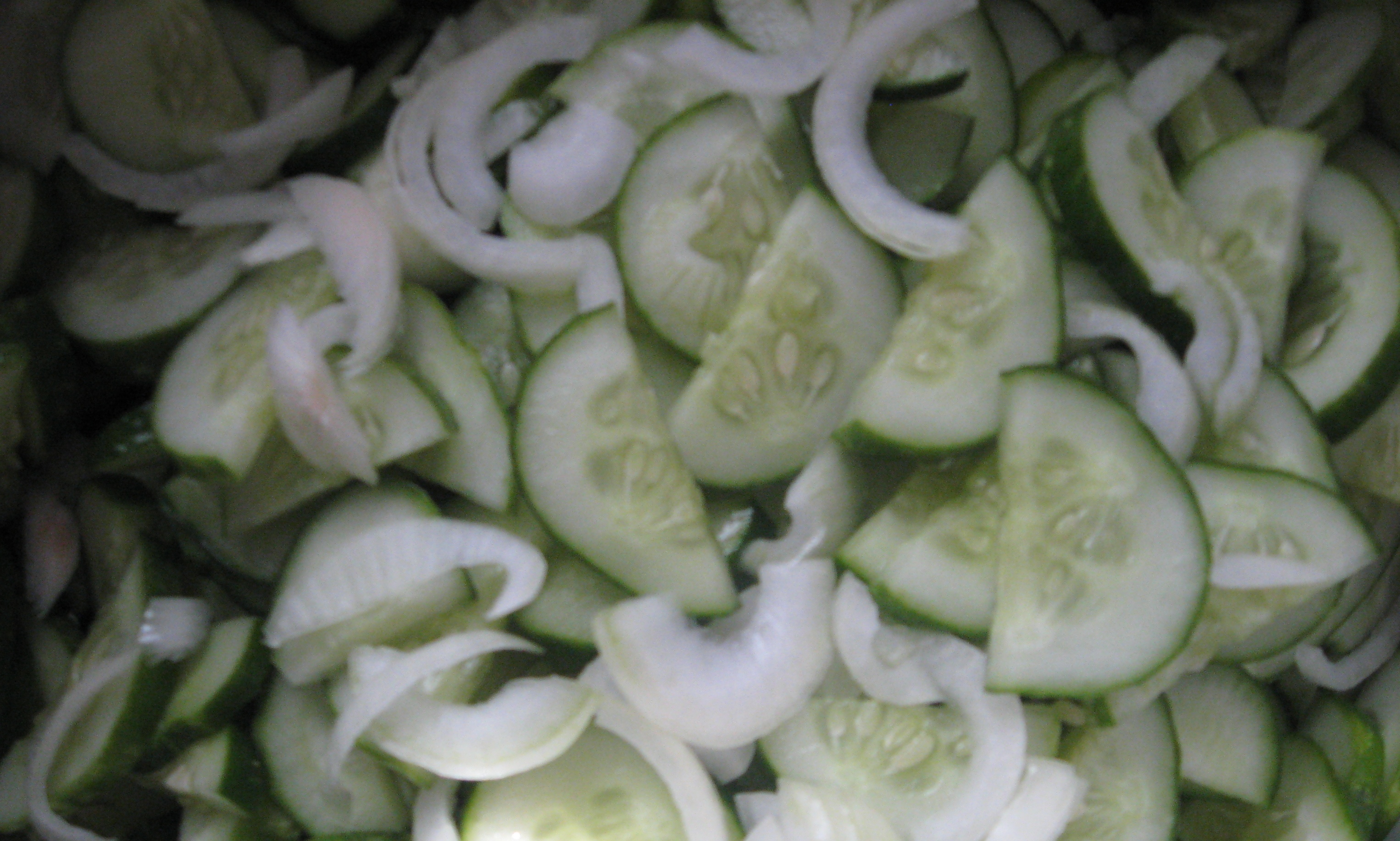 Salada de pepino para o inverno