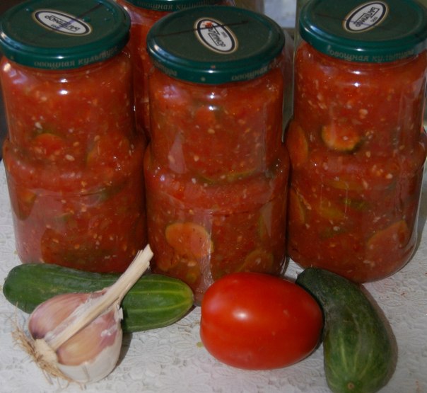 Salada de pepino para o inverno