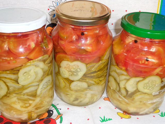 Salada de pepino para o inverno