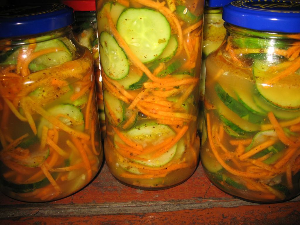 Salada de pepino para o inverno