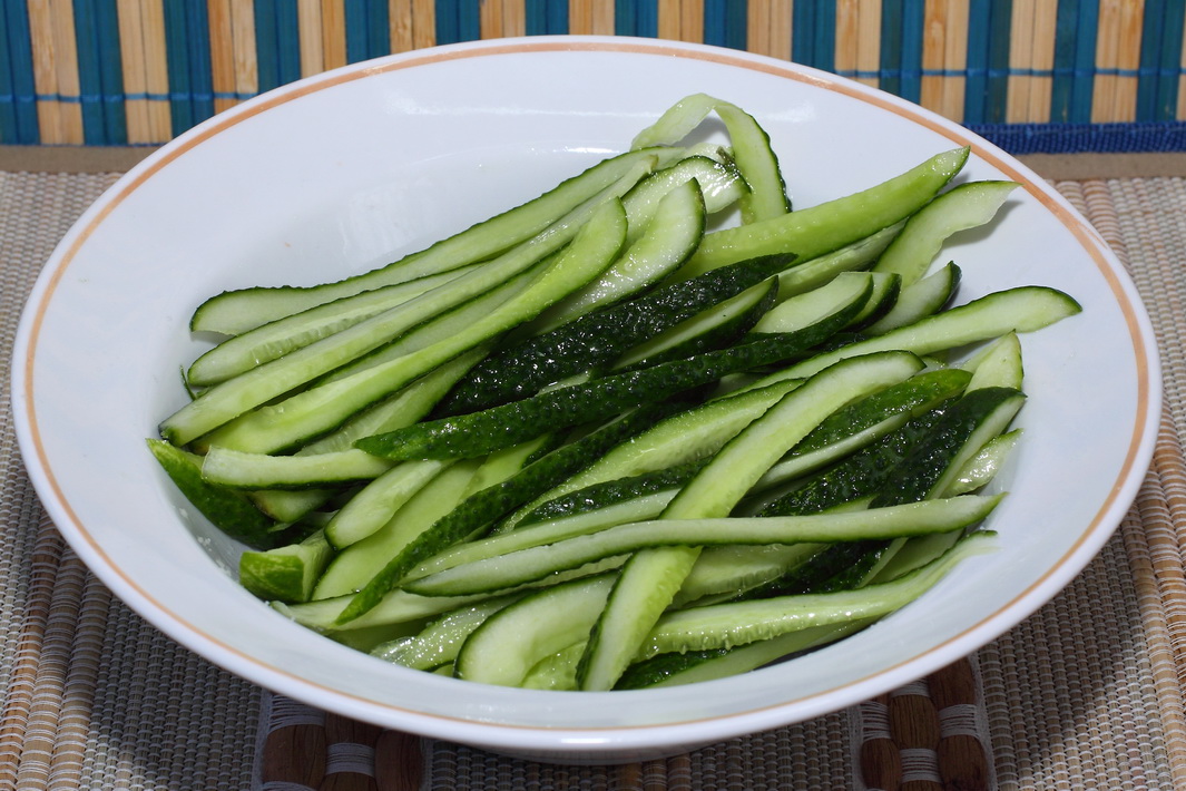 Salada de pepino para o inverno