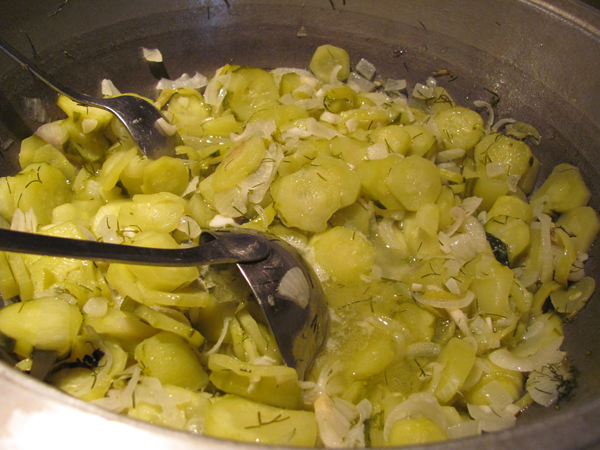 Salada de pepino para o inverno