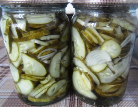 Salada de pepino para o inverno
