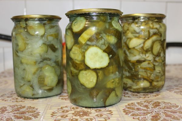 Salada de pepino para o inverno