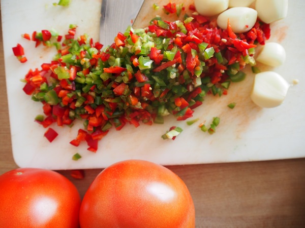 Salada de tomate para o inverno