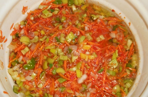 Salada de tomate para o inverno