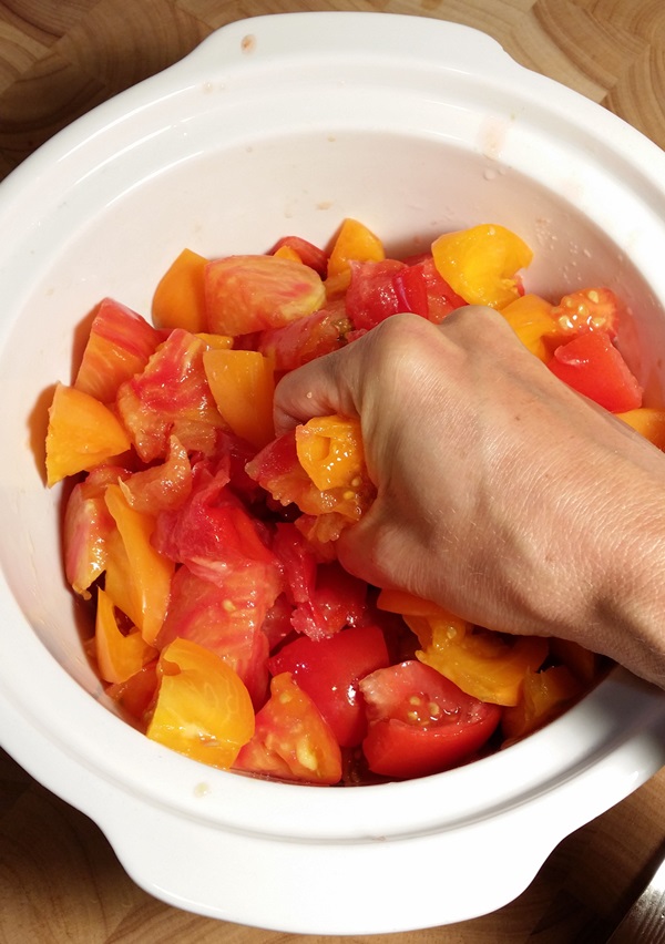 Salada de tomate para o inverno