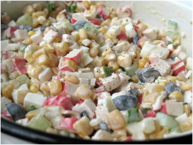 salada cozida