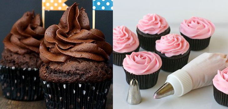 As mais deliciosas receitas de capkake: chocolate, coalhada com mastique