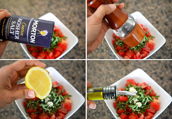 Cogumelos grelhados com enchimento de tomate e camarão, deliciosa receita