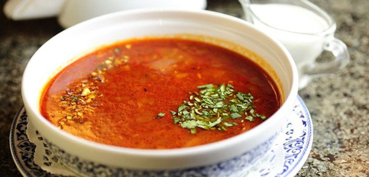 Soup-harcho - receita com frango