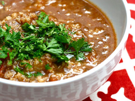Soup-harcho - receita com frango