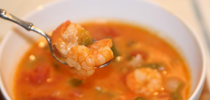 Sopa de camarão: receita para sopa de camarão