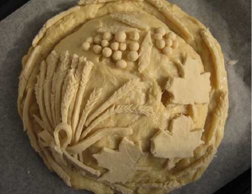 Um pão de casamento com suas próprias mãos, uma receita e uma foto