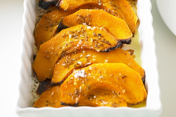 Abóbora no forno