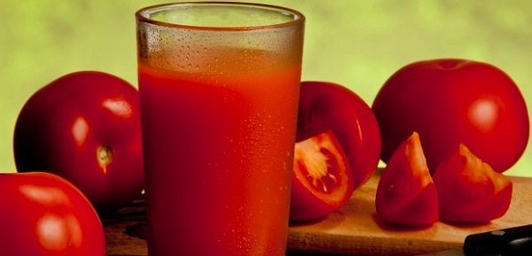 Suco de tomate para o inverno
