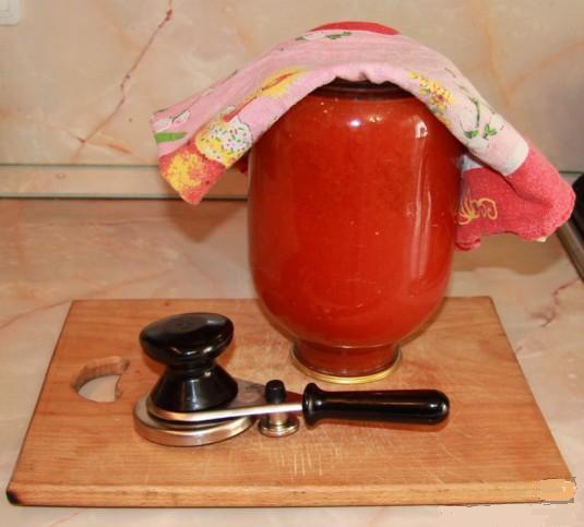 Suco de tomate para o inverno