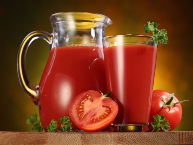 Suco de tomate para o inverno