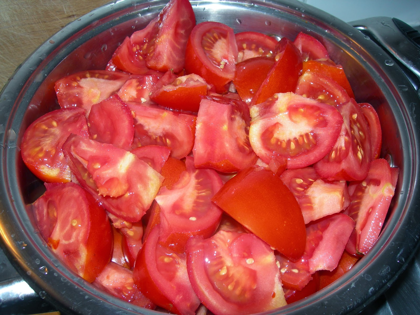 Suco de tomate para o inverno