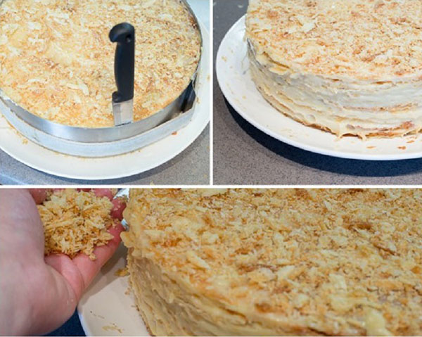 Bolo "Napoleão", receitas com uma foto em casa: clássico (soviético), com creme, com leite condensado, de massa folhada