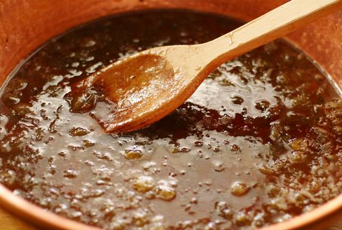 Geléia simples de groselha