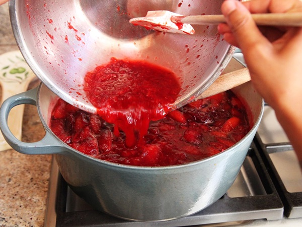 Como criar breu de uma ameixa com uma pedra e pitted - receitas simples