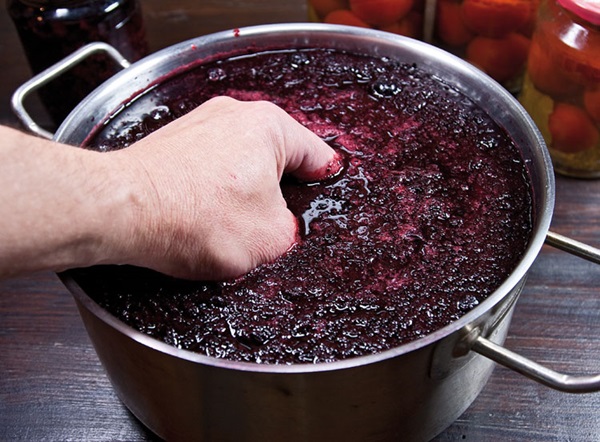 Vinho caseiro de chokeberry