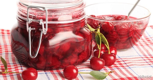 Cereja para o inverno - receitas - geléia com sementes e pits, Cinco minutos, geléia, geléia sem gelatina, compota de cereja