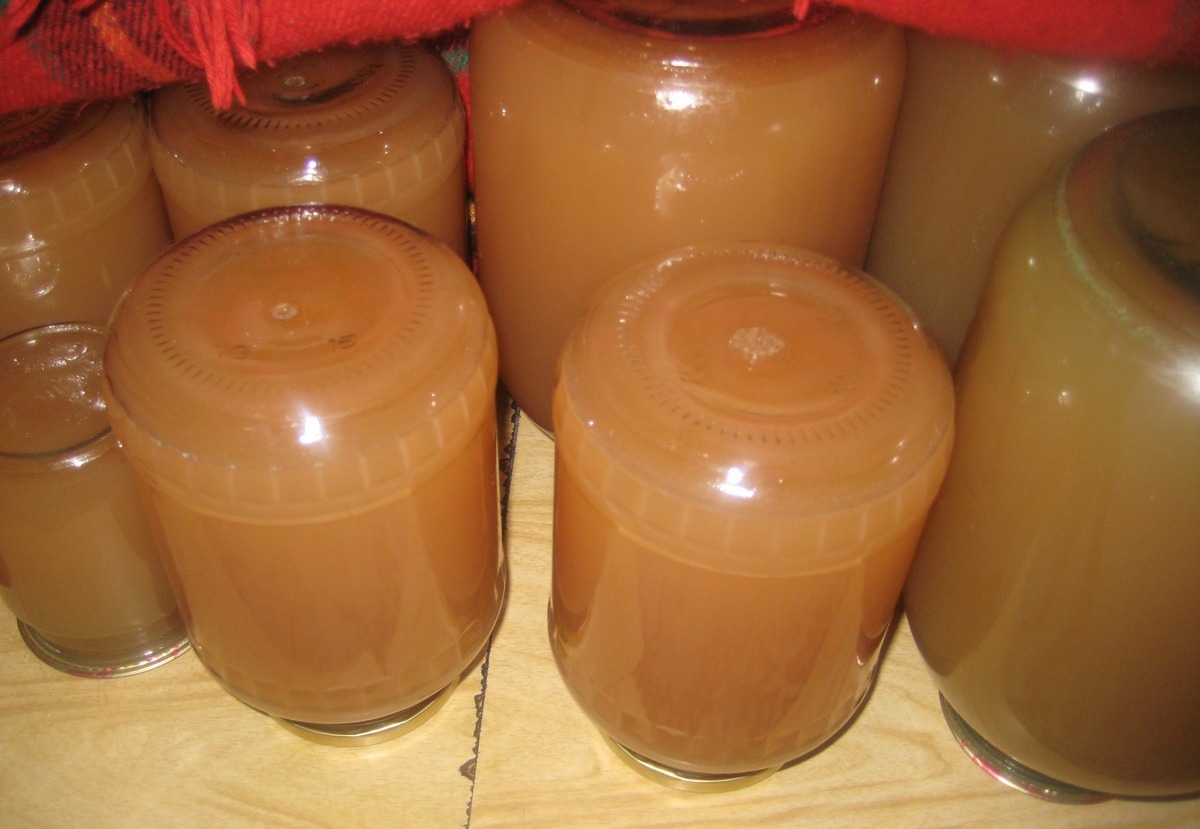 Suco de maçã para o inverno