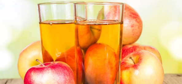 Suco de maçã para o inverno