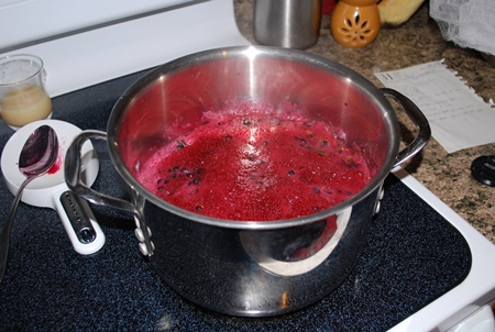 Geléia de mirtilos para o inverno - receita fotográfica para cozinhar