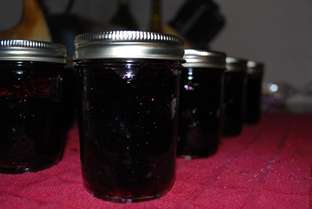 Geléia de mirtilos para o inverno - receita fotográfica para cozinhar