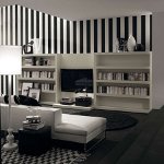 Interior preto e branco
