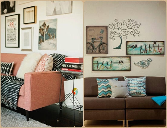 Paredes de decoração: como decorar as paredes da sala