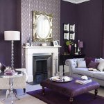 Roxo no interior