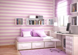 Roxo no interior