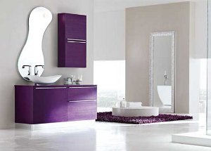 Roxo no interior