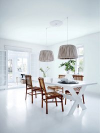 Interior em cor branca