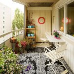 Como escolher móveis para uma loggia Como escolher móveis para uma loggia