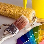 Pintando uma casa de madeira Pintando uma casa de madeira