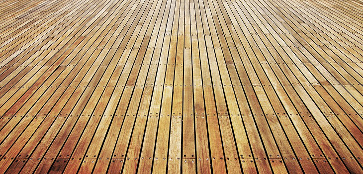Restauração do antigo piso de madeira