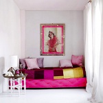 Rosa no interior