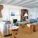 Estilo mediterrâneo no interior