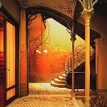 Estilo Art Nouveau no interior