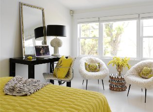 Amarelo no interior