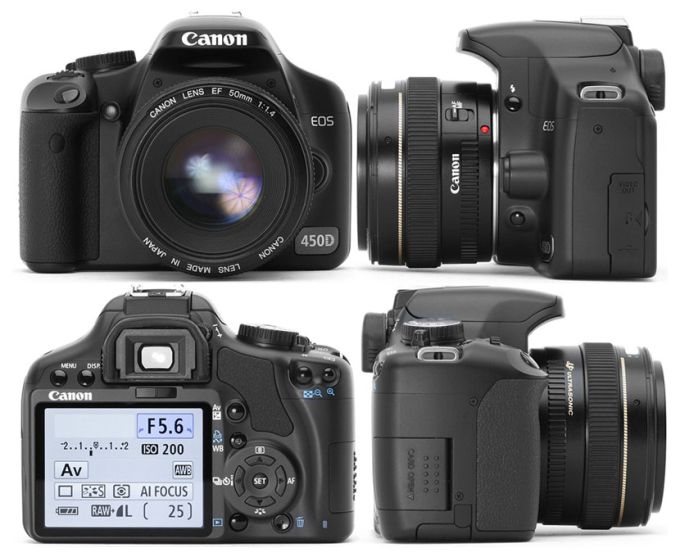 Canon EOS 450D Digital Camera