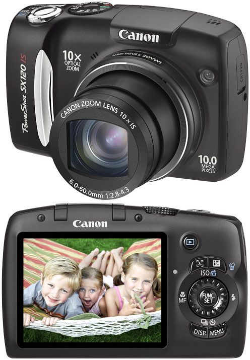 Câmera digital Canon PowerShot SX120 IS